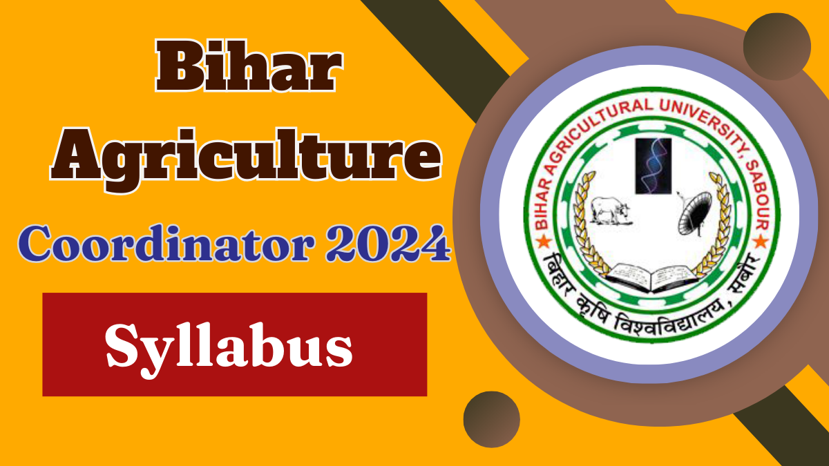 Bihar Agriculture Coordinator 2024