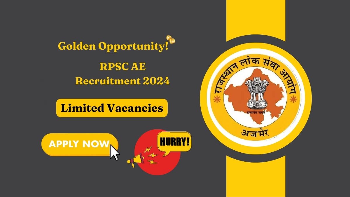 Golden Opportunity! RPSC AE Recruitment 2024 – Step into Your Dream Career! Apply Now