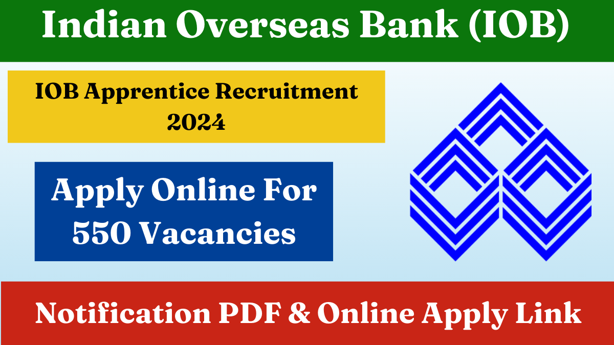 Indian Overseas Bank Apprentice Recruitment