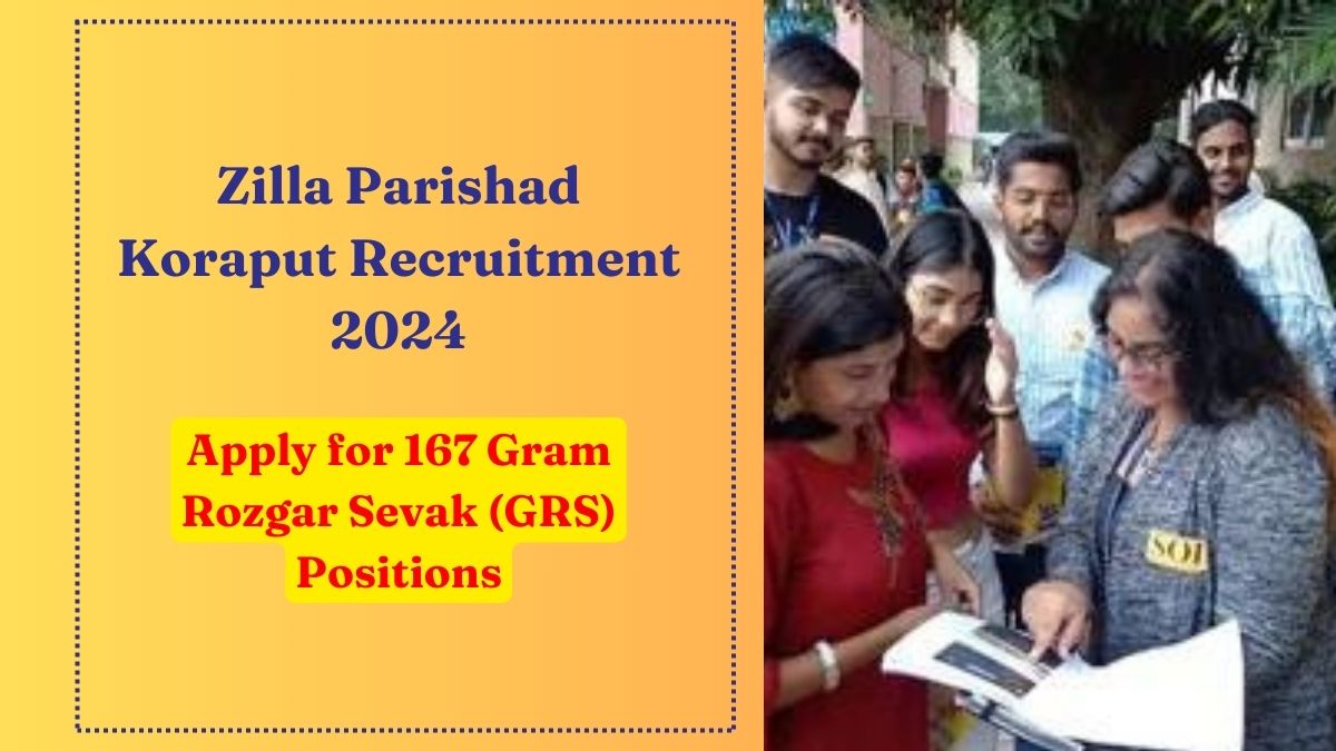 Zilla Parishad Koraput Recruitment 2024