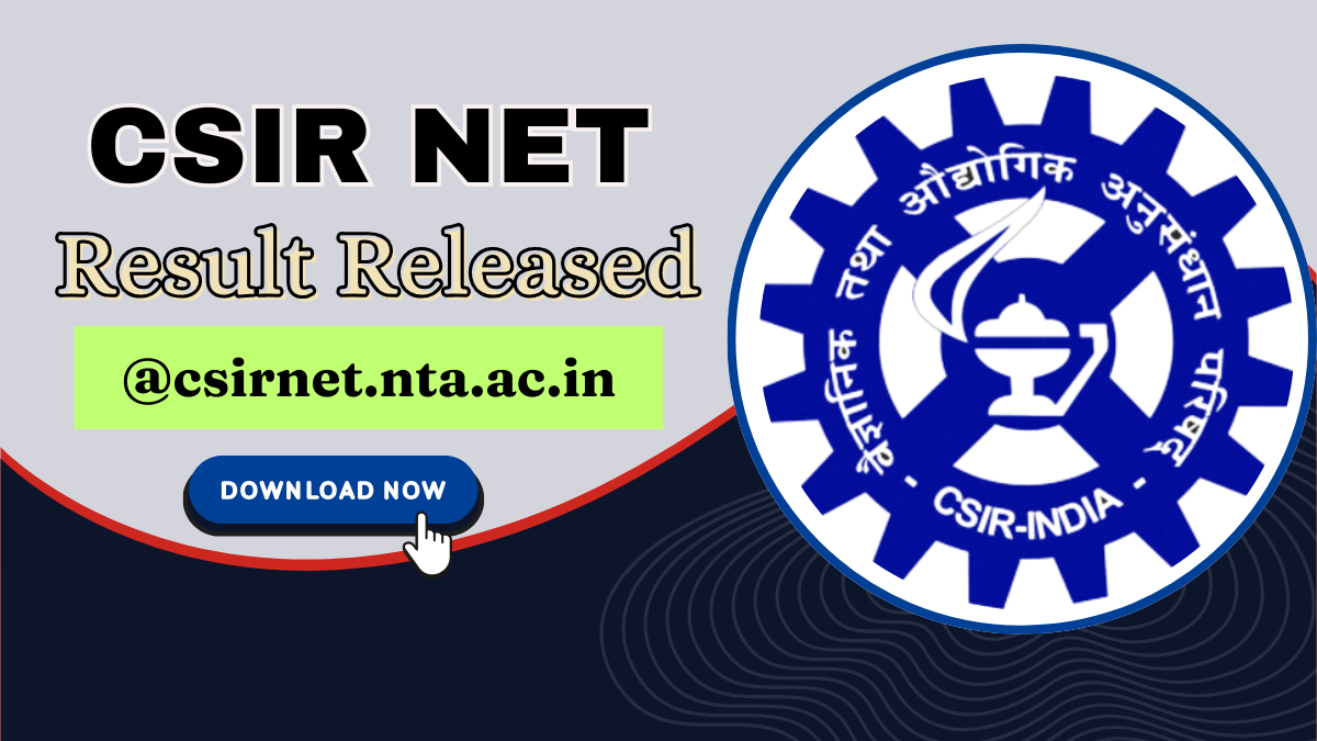 CSIR NET Result 2024